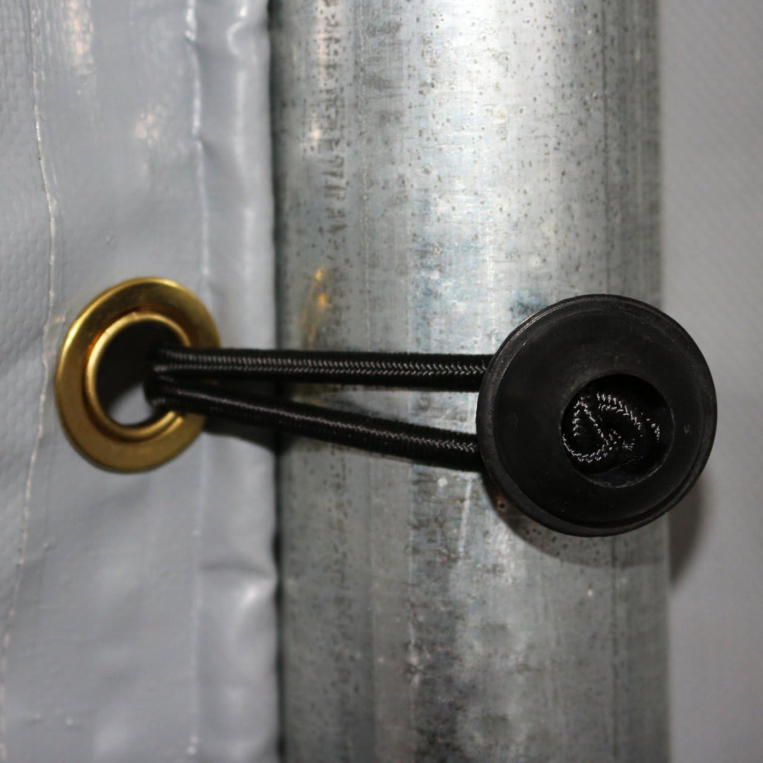 50 Stück Set Gummischlaufen Spanngummis zum Befestigen von Planen - Zeltgummis Expanderschlingen Bun