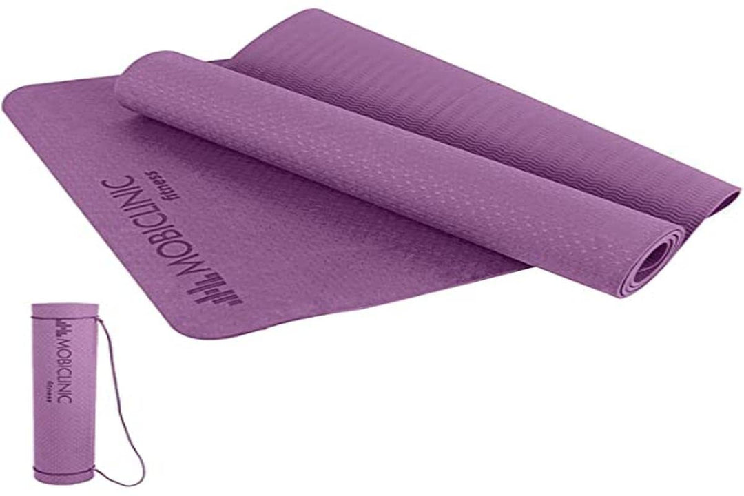 Mobiclinic®, Yogamatte, Europäische marke, Inklusive trageriemen, 6mm dick, Rutschfest, Abwaschbar,