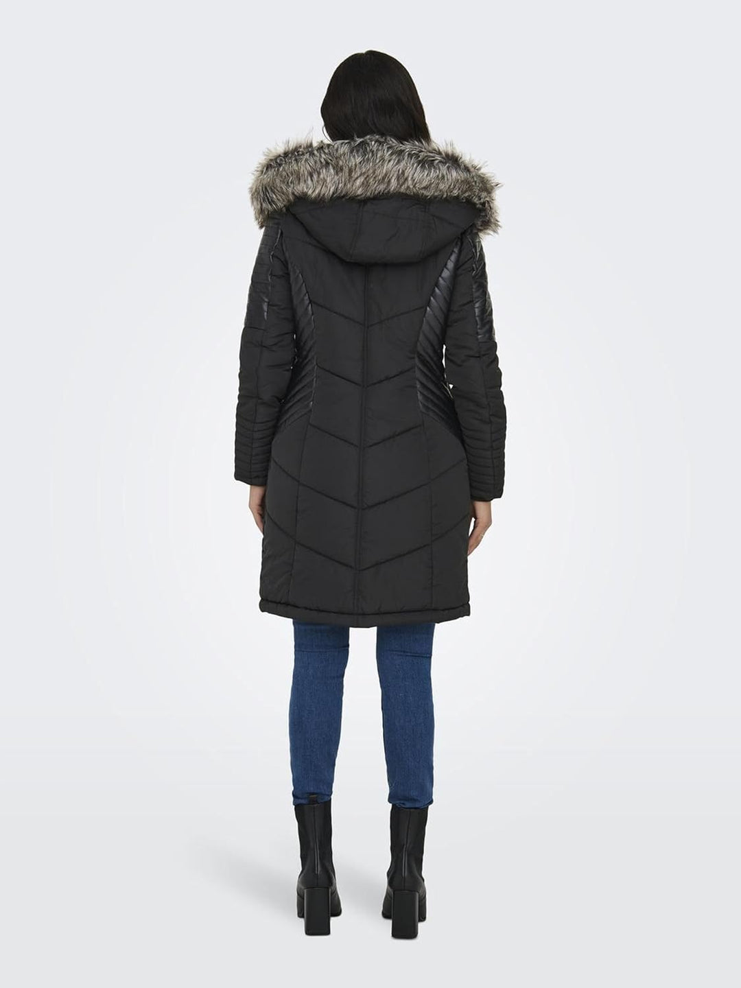 ONLY Female Steppmantel ONLNEWLINETTE Steppmantel XS Schwarz, XS Schwarz