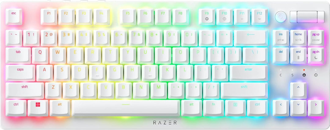Razer DeathStalker V2 Pro Tenkeyless (Red Switch) - Kabellose Optische Low-Profile-Gaming-Tastatur (