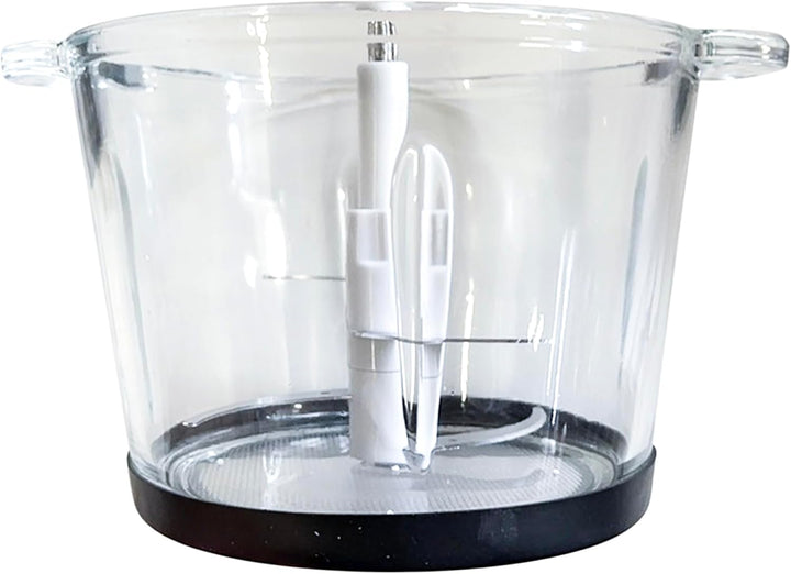 Zerkleinerer Küche Elektrisch 2,5 l aus Glas – 300 W, 4 Edelstahlklingen, 2 Geschwindigkeitsstufen,