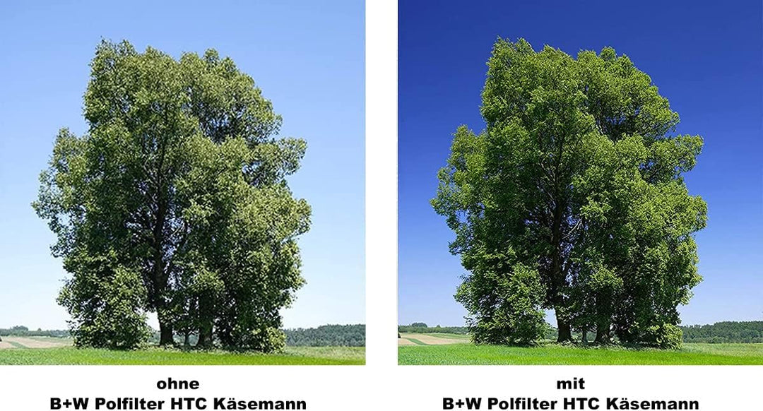 B+W Zirkularer Polarisationsfilter Käsemann High Transmission MRC Nano Master 82mm (16x vergütet, Sl