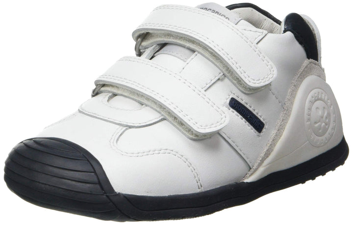 Biomecanics Unisex Kinder 151157 Lauflernschuhe, Weiss und Blau Super Weich