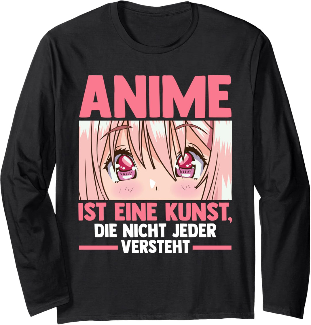 Anime ist eine Kunst Anime Mädchen Langarmshirt