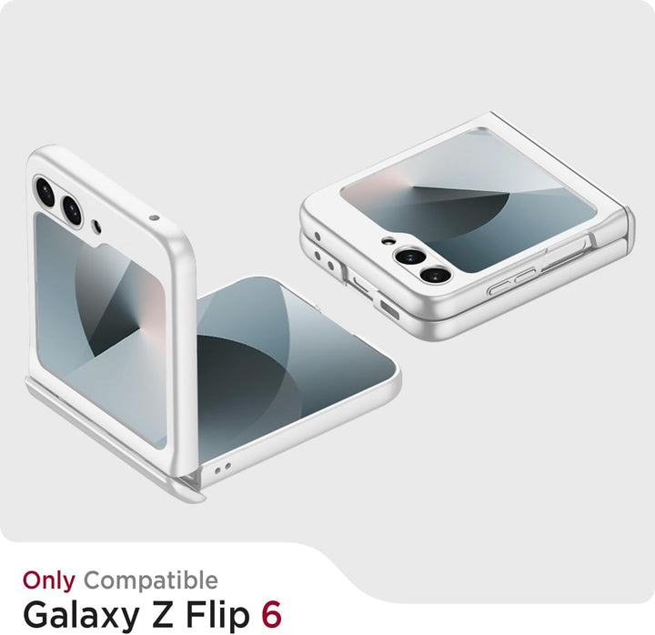 Miimall Kompatibel mit Samsung Galaxy Z Flip 6/Flip7 FE Hülle mit Scharnierschutz Magnetischer [Exte