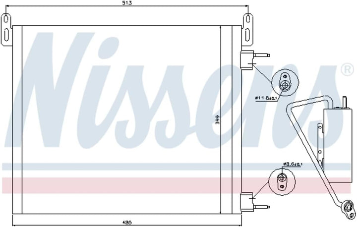 Nissens 94805 Klimakondensator