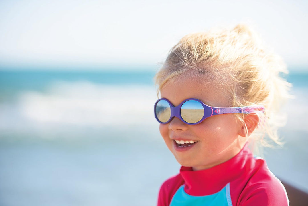 Julbo Kinder Loop Sonnenbrille 2-4 Jahre Weiss - Weiss / Rot / Blau, 2-4 Jahre Weiss - Weiss / Rot /