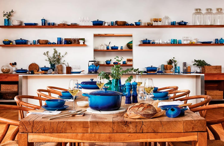 Le Creuset Topf für Kochkellen aus Steinzeug, 1,1 Liter, Azure, 71501112200001, Azure
