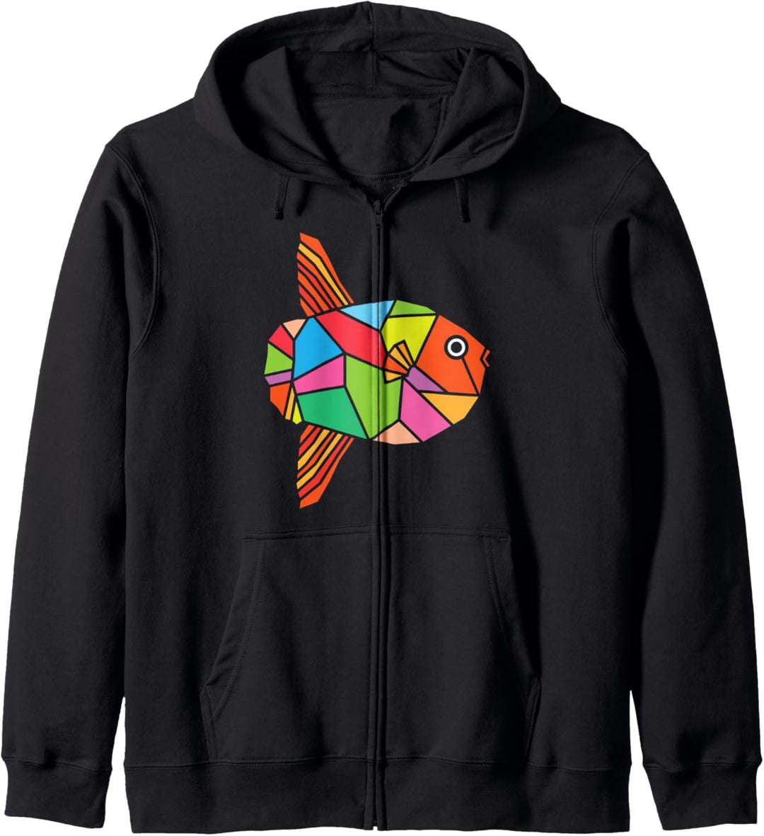 Fische I Bunter Sonnenfisch I Cooles Fisch Kapuzenjacke
