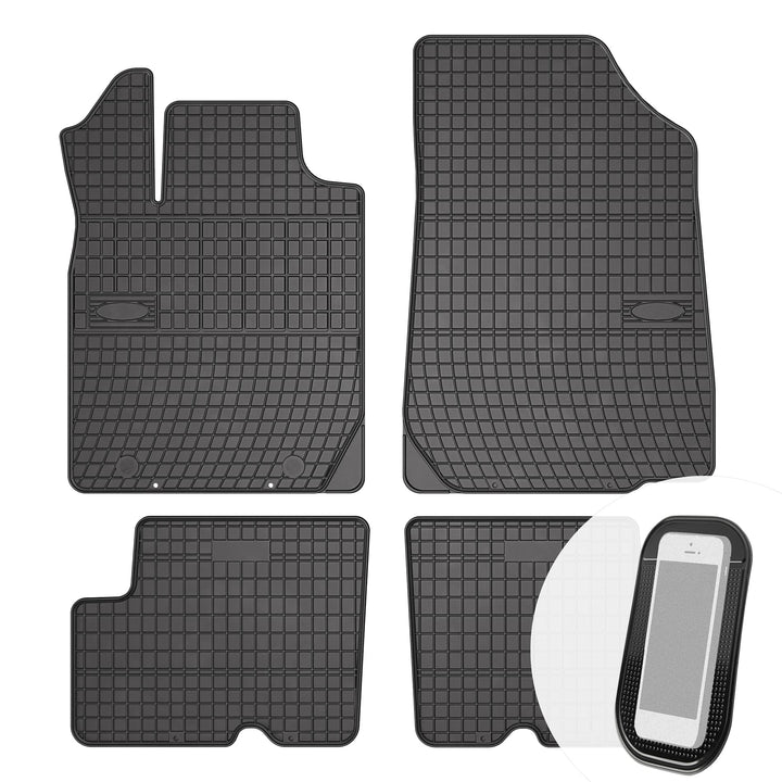 Gummimatten Auto Fussmatten Gummi Automatten Passgenau 4-teilig Set - passend für Dacia Duster Logan