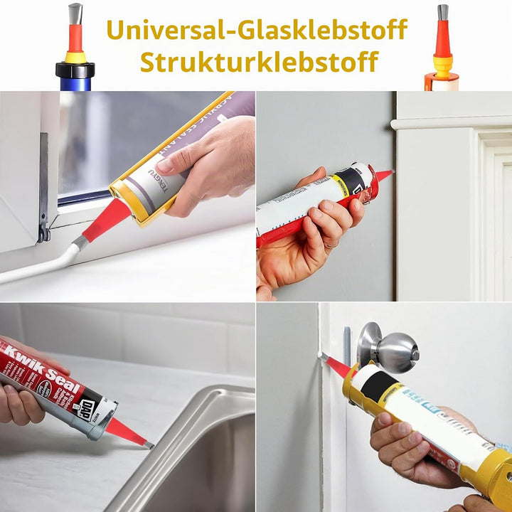 24 Stück Edelstahl Dichtungsdüse Edelstahldüsen Satz, Universal Abdichten Düsen Küche Haushalt Dicht