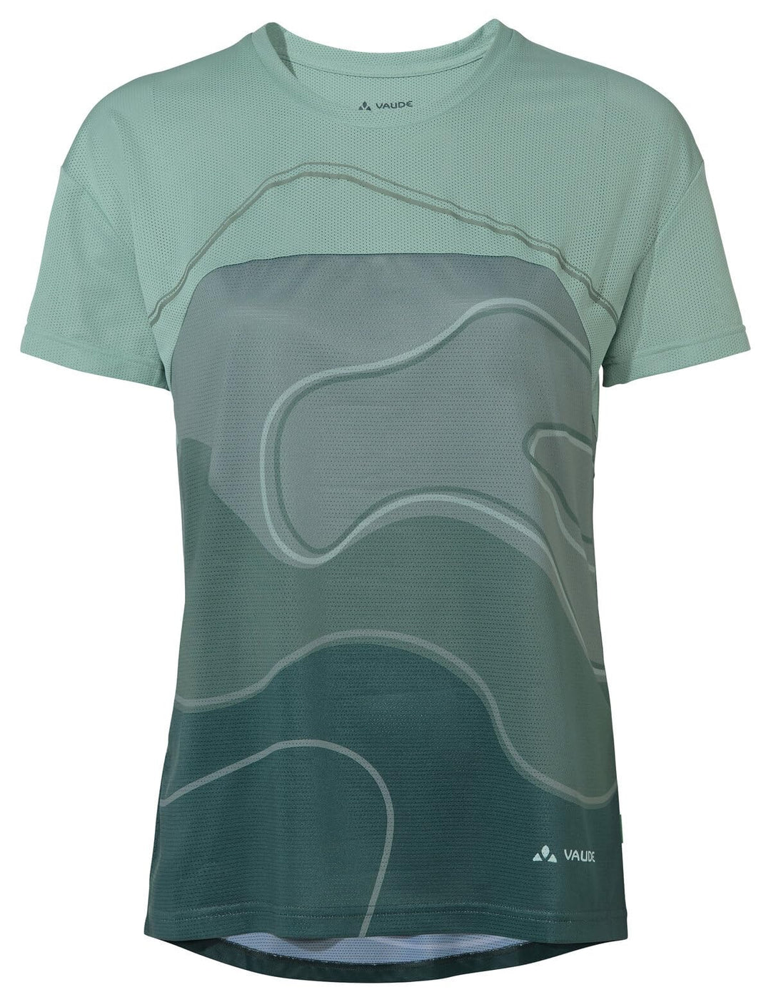 VAUDE T-Shirt Women's Moab T-Shirt VI 44 Deep Pond, 44 Deep Pond