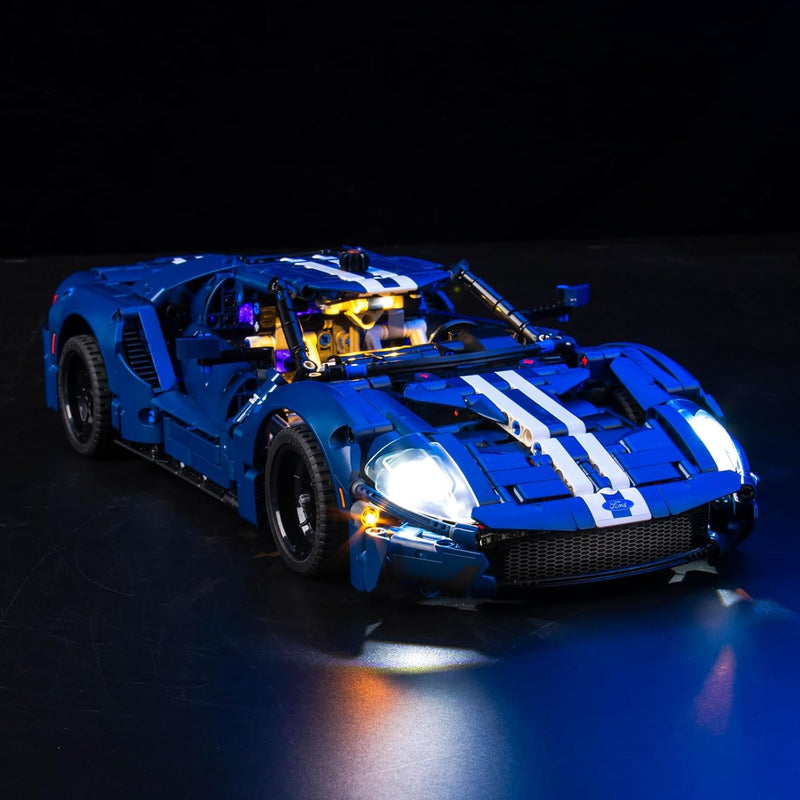 Led Licht Set für Lego Ford GT 2022 Modellbausatz (Kein Lego-Modell), Dekorationsbeleuchtungsset für