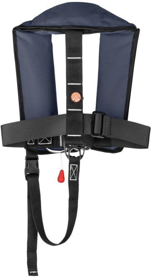 12skipper Kinder-Automatik Rettungsweste ISO 150N, Schwimmweste navy, navy