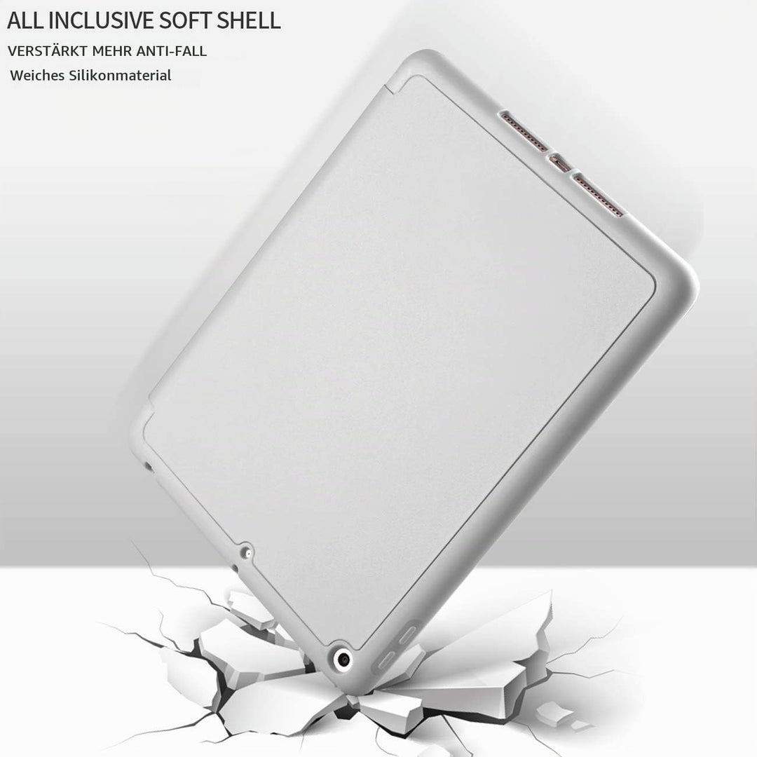 aoub Neues iPad (2019 7. Generation / 2020 8. Generation/2021 9. Generation) 10,2" Hülle mit Stiftha