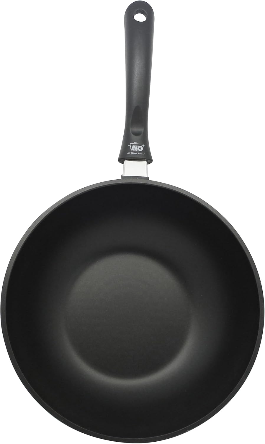 ELO 91518 Alucast Wokpfanne 28cm, Aluguss, Schwarz Alucast 28 cm, Alucast 28 cm