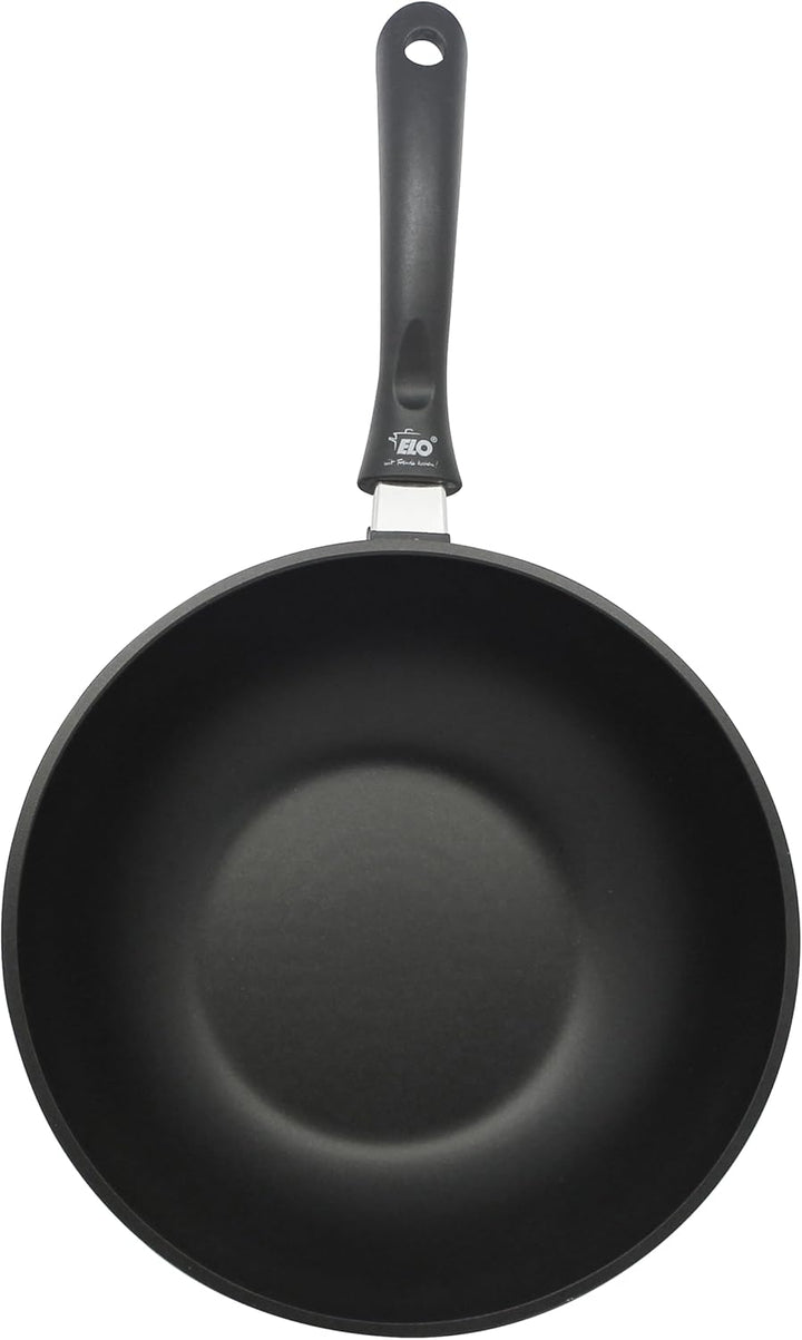 ELO 91518 Alucast Wokpfanne 28cm, Aluguss, Schwarz Alucast 28 cm, Alucast 28 cm