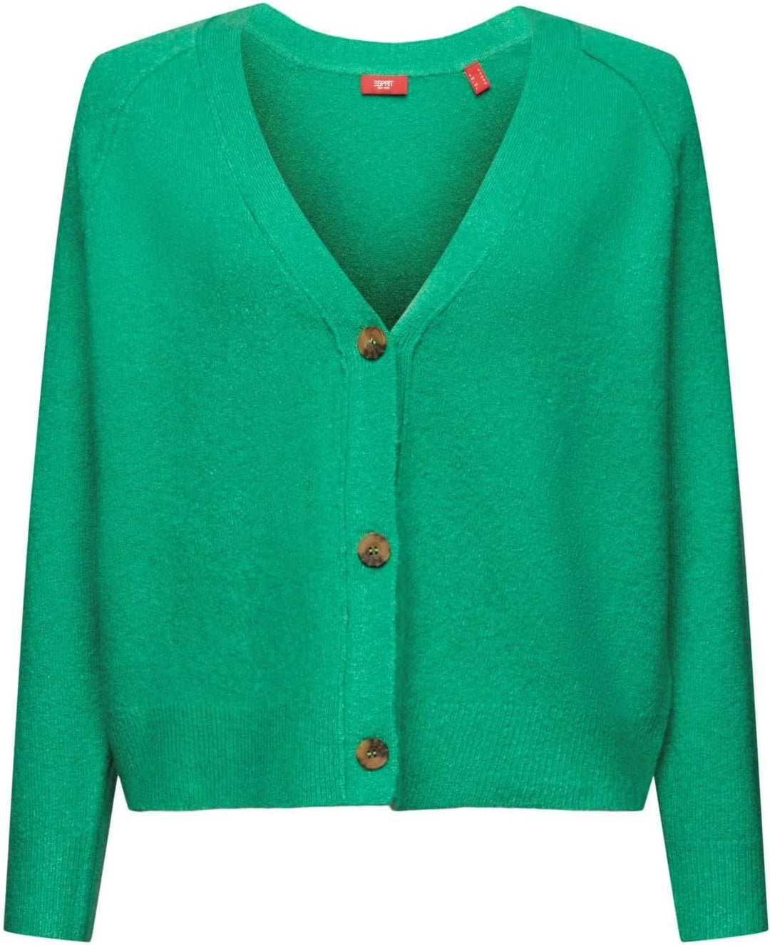 ESPRIT Damen Strickjacke, S 314/Green 5