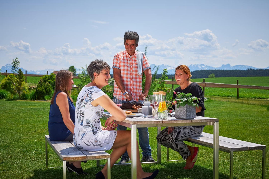 RÖSLE Pulled-Pork-Gabeln Edelstahl, Hochwertige Gabeln zum Zerteilen von gegartem Fleisch, Edelstahl