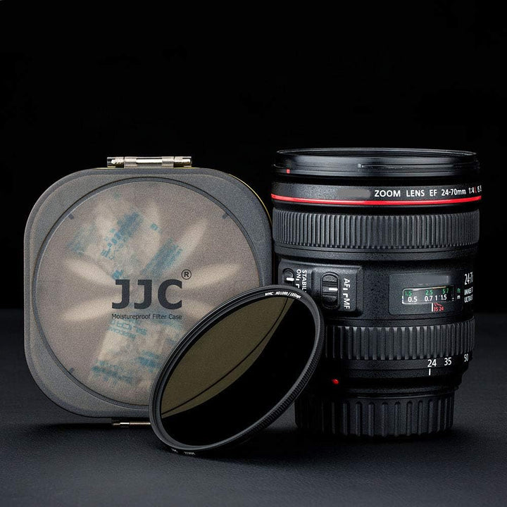 JJC 82 mm ND1000 ND Filter 10-Stop Neutral Graufilter für Canon EF 24-70 mm f/2.8L II EF 16-35 mm f/