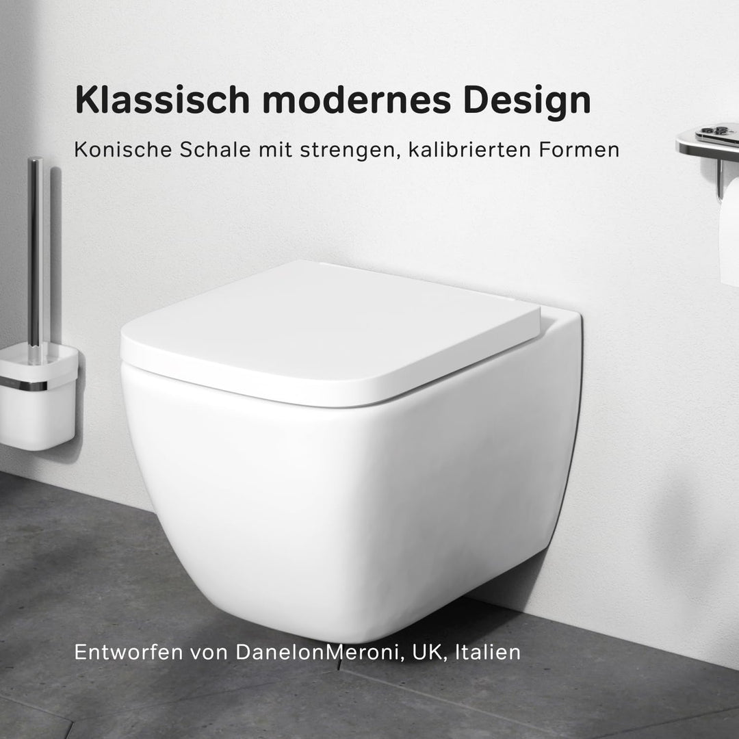 AM.PM - Komplettes Set - Vorwandelement II12709 Prime Fit inkl. Runde Betätigungsplatte Chrom + Häng
