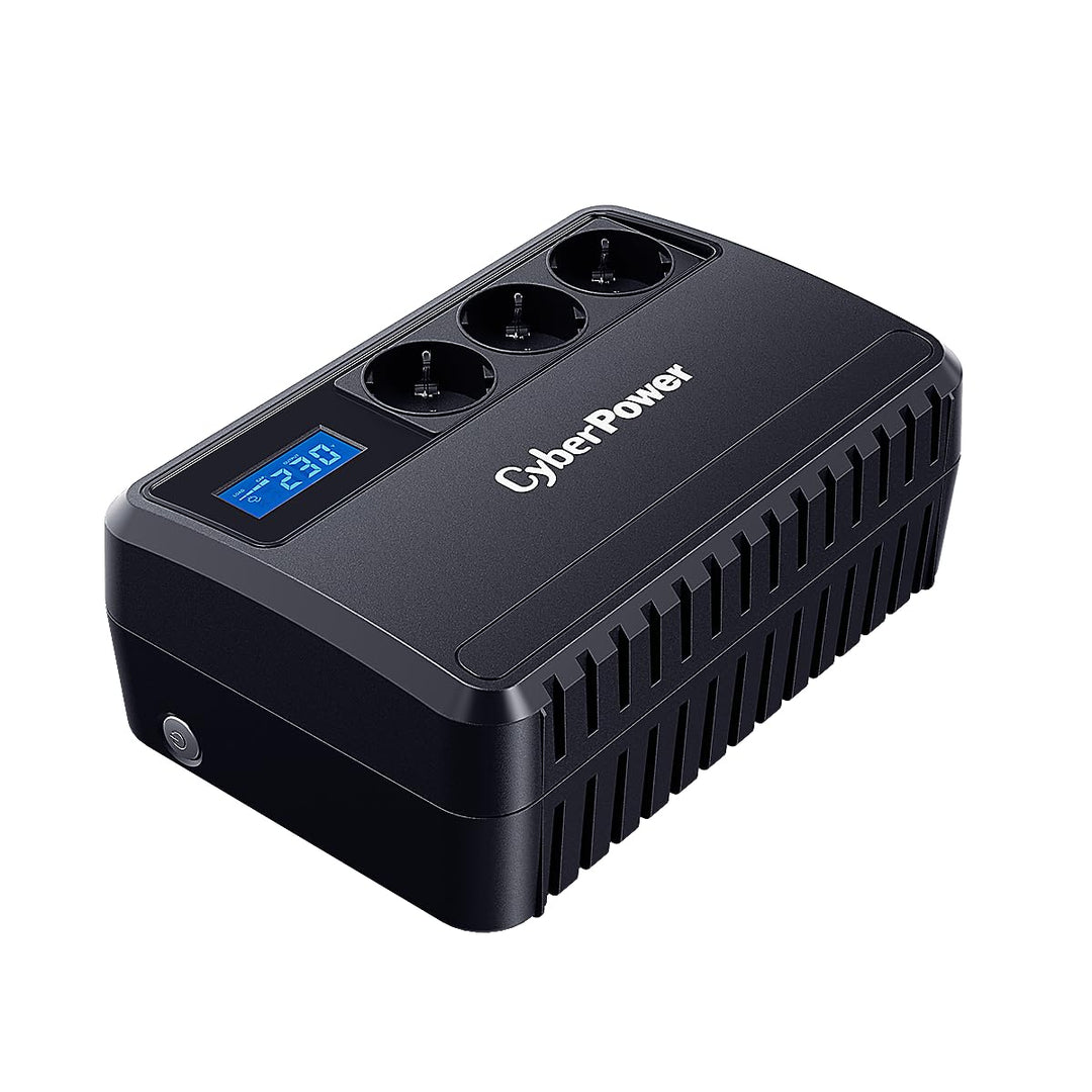 CyberPower BU650EU Line-Interactive USV 650VA/360W LCD, AVR, USB, Ausgang (3) Schuko