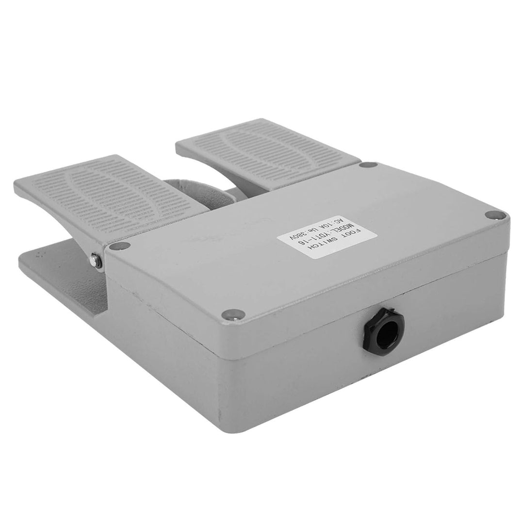 Rutschfeste doppelte Fussschalter Legierung 380V AC 10A Elektrische Schalter YDT1‑16 Industrieller F