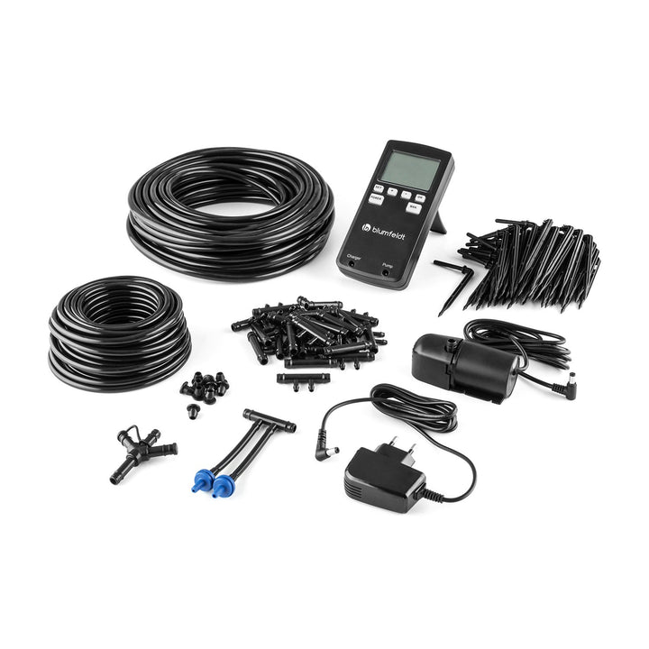 Blumfeldt Greenkeeper - Bewässerungsset, Bewässerungssystem, Tröpfchenbewässerungsbausatz, bis zu 60