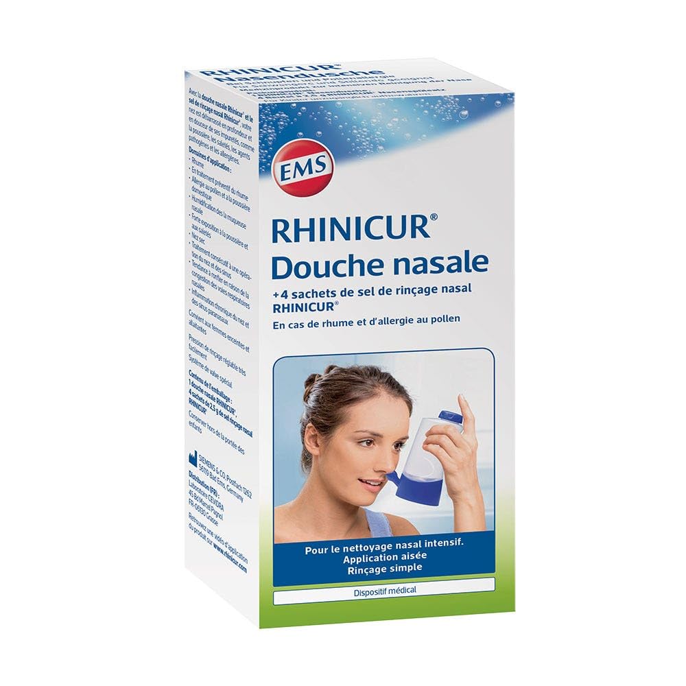 Rhinicur Nasendusche mit 4 Sachets