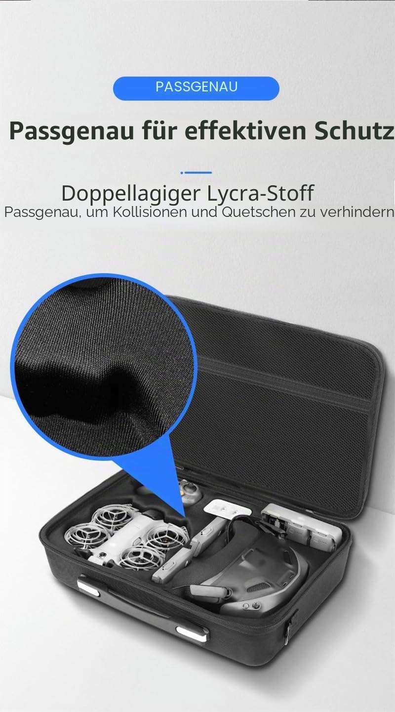 Tragtasche für DJI Neo 2 Motion Fly More Combo – Portable Reise-Transporttasche mit Schultergurt für