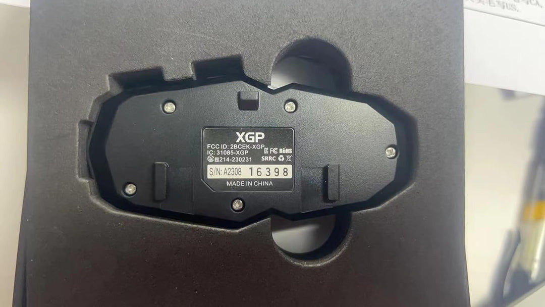 XGP Motorrad Headset Bluetooth V5.2 mit Musik Sharing, 2 Personen Motorradhelm kommunikationssystem