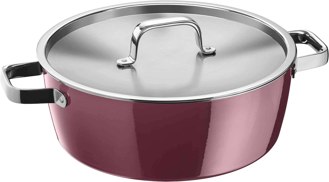 WMF Fusiontec Aromatic (Rot, Schmorpfanne 5,9l) Schmorpfanne 5,9l Rot, Schmorpfanne 5,9l Rot