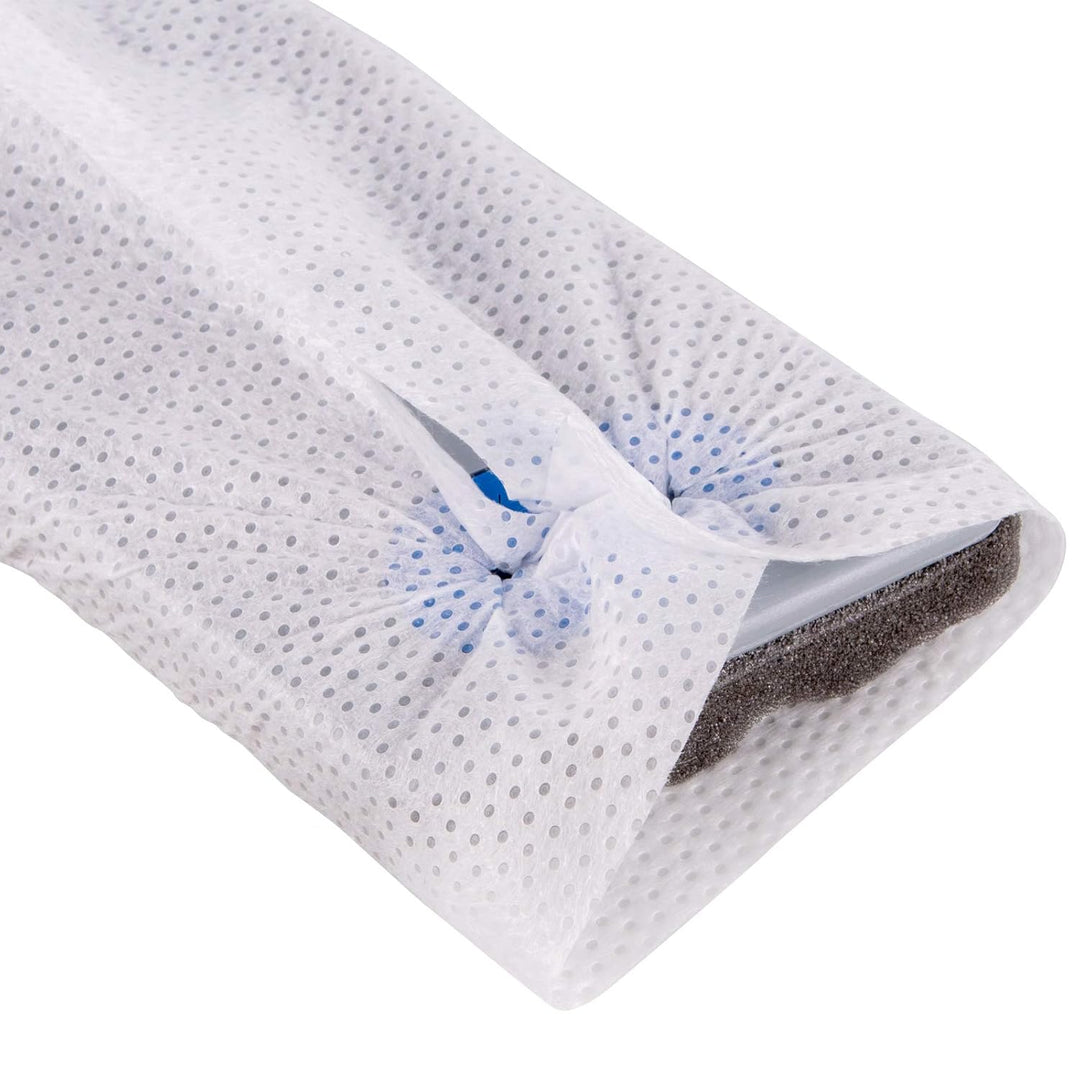La Briantina Professionelle Donnerbürste, 60 cm, Grau, Kunststoffborsten, Schwamm, 100% PP-Kunststof