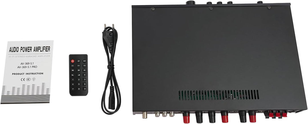 Audioverstärker HiFi Verstärker 300W Stereo Audio Streaming Bluetooth-Audio-Verstärker 5.1 Kanäle Re