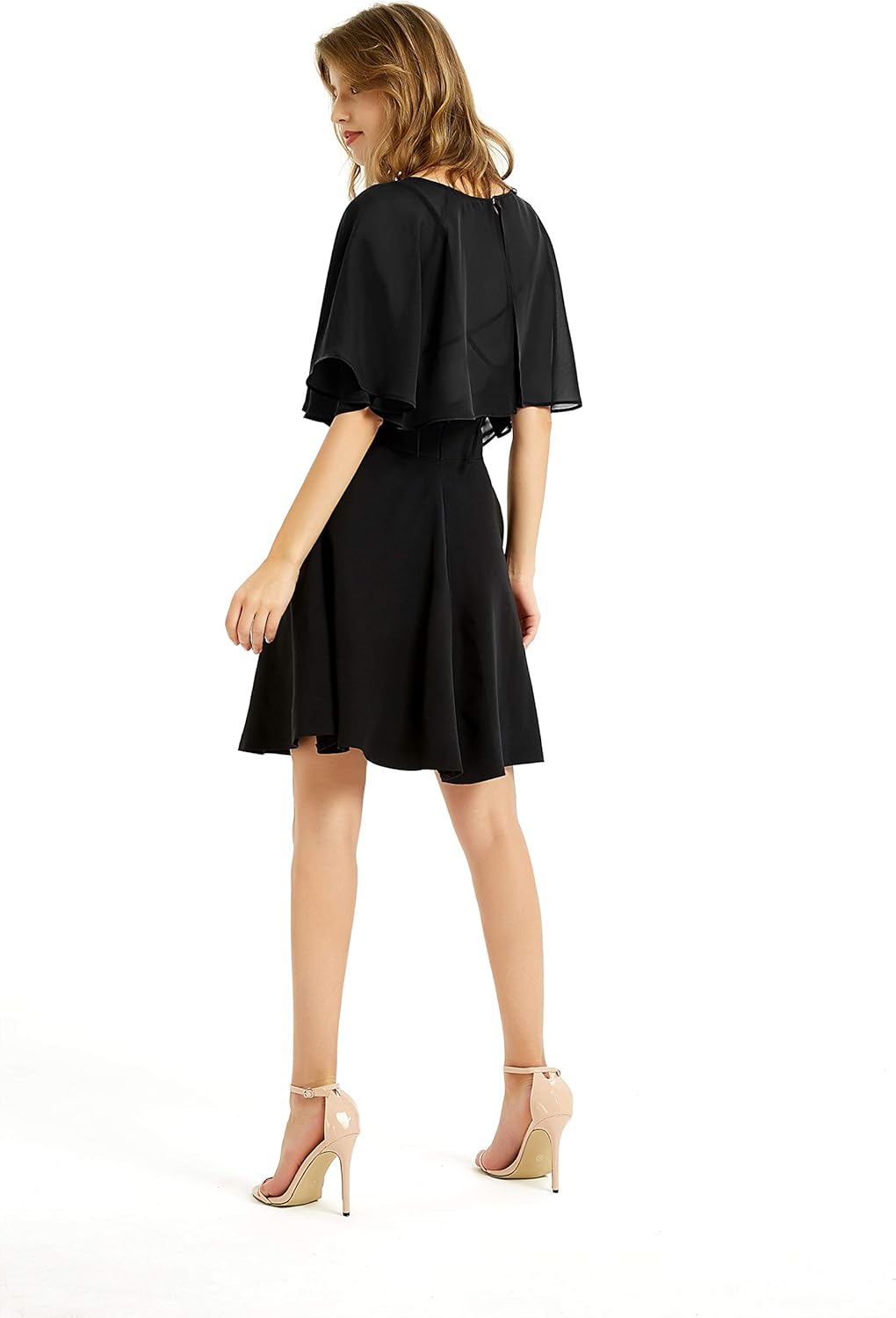 BUCUXE Weicher Chiffon-Schal für Damen, für Abendkleid, Hochzeit, Umhang, Bolero, Überwurf Einheitsg