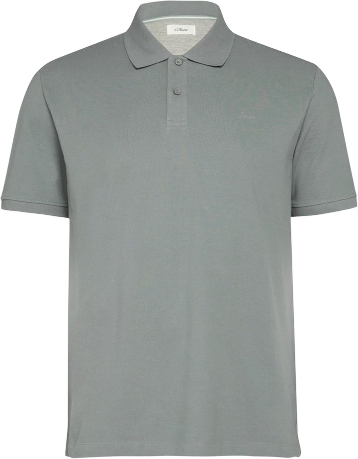 s.Oliver Herren Polohemd Single Polohemd 4XL Grosse Grössen Grau, Single Polohemd 4XL Grosse Grössen