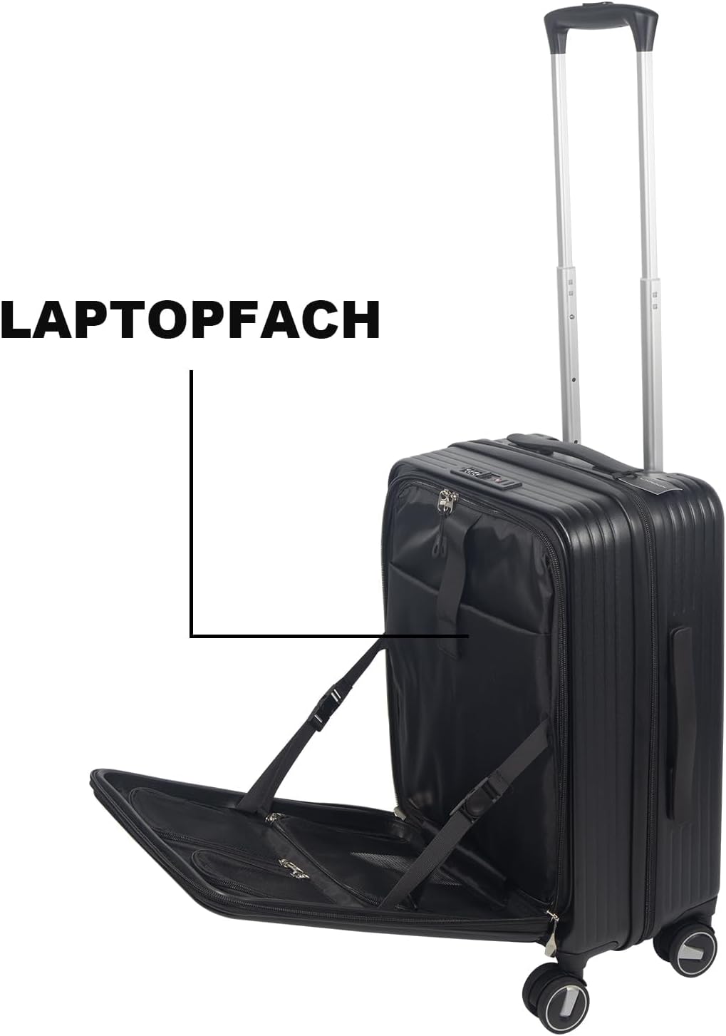 Erweiterbares Hartschalenkoffer Set, mit deutschem Polycarbonat hergestellt, 3-teilig, Spezielles Fr