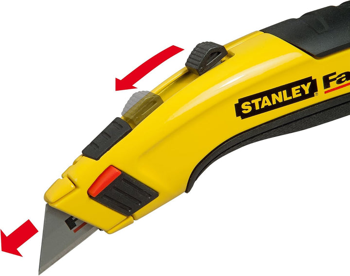 Stanley Fatmax Messer 7-10-778 (mit einziehbarer Klinge, 170 mm Länge, robustes Zinkdruckgehäuse mit
