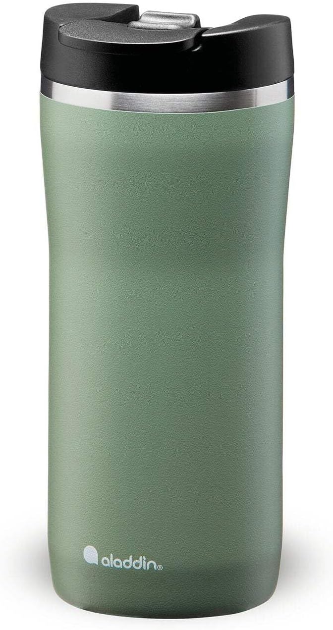 Aladdin Barista Mocca Thermavac Leak-Lock Edelstahl Thermobecher 0.35L Sage Green - Auslaufsicherer