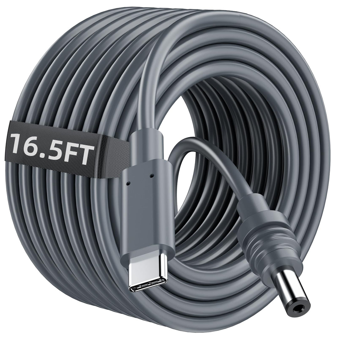 DuHeSin Starlink Mini-Kabel, 5 m, Starlink Mini-USB-C-auf-DC-Netzkabel, 100 W Eingang, wasserdichtes