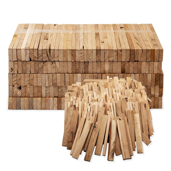 Aleko Premium 3,7 kg Brennholz BZW. Holzkohle - Anzünder aus Eichenholz, Bio Kaminanzünder, für Gril