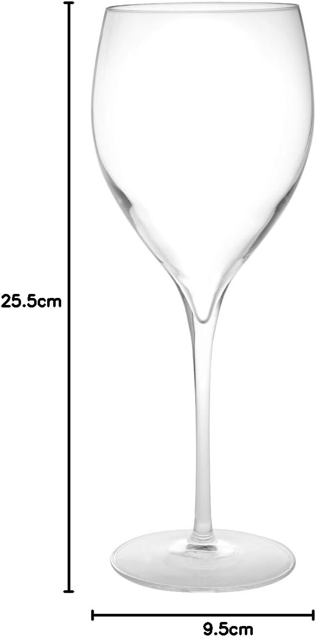 Bormioli Luigi Magnifico Set Breite Kelche, Schallglas, Transparent, 59 cl, 6 Stück