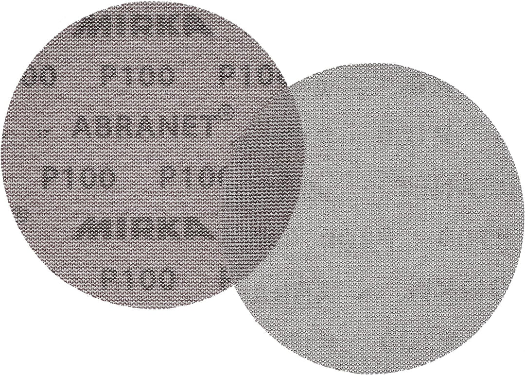 Mirka Abranet Netz-Schleifscheiben Ø 150 mm Klett / Korn P100 / 50 Stk / zum Schleifen von Holz, Spa