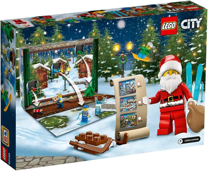 LEGO City 60155 - "Adventskalender Konstruktionsspiel, bunt