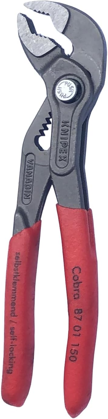 Knipex Zangen-Set (SB-Karte/Blister) 00 31 20 V01 & Cobra® Wasserpumpenzange, 150 mm, Muttern bis 30