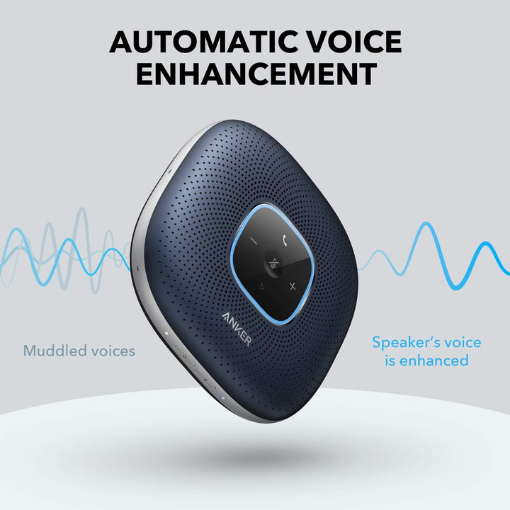 Anker PowerConf Bluetooth Konferenzlautsprecher mit 6 integrierten Mikrofonen, verbesserter Tonaufna
