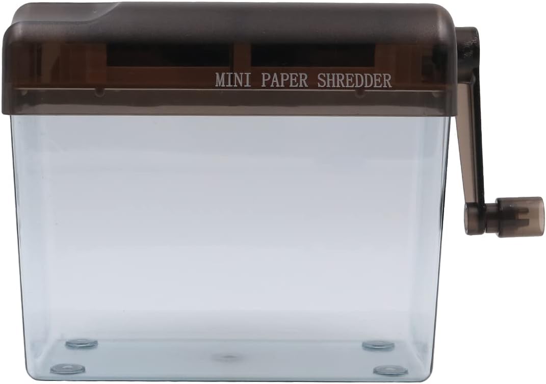 Tragbarer Mini Aktenvernichter Manueller Aktenvernichter Handgeschnittener Aktenvernichter A6 Papier