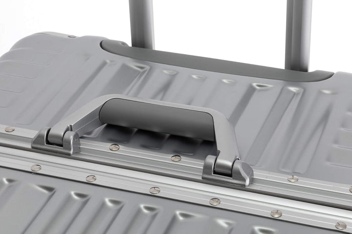 Travelhouse London Koffer Sport Silber - XL Alu Rahmen Polykarbonat Hartschale · Trolley Reisekoffer