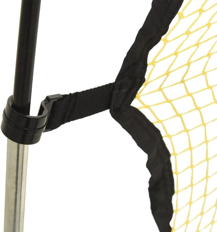 vidaXL Fussball Rebounder, Rebounder Netz mit Tragetasche, Fussball Prallwand für Fussball Training,