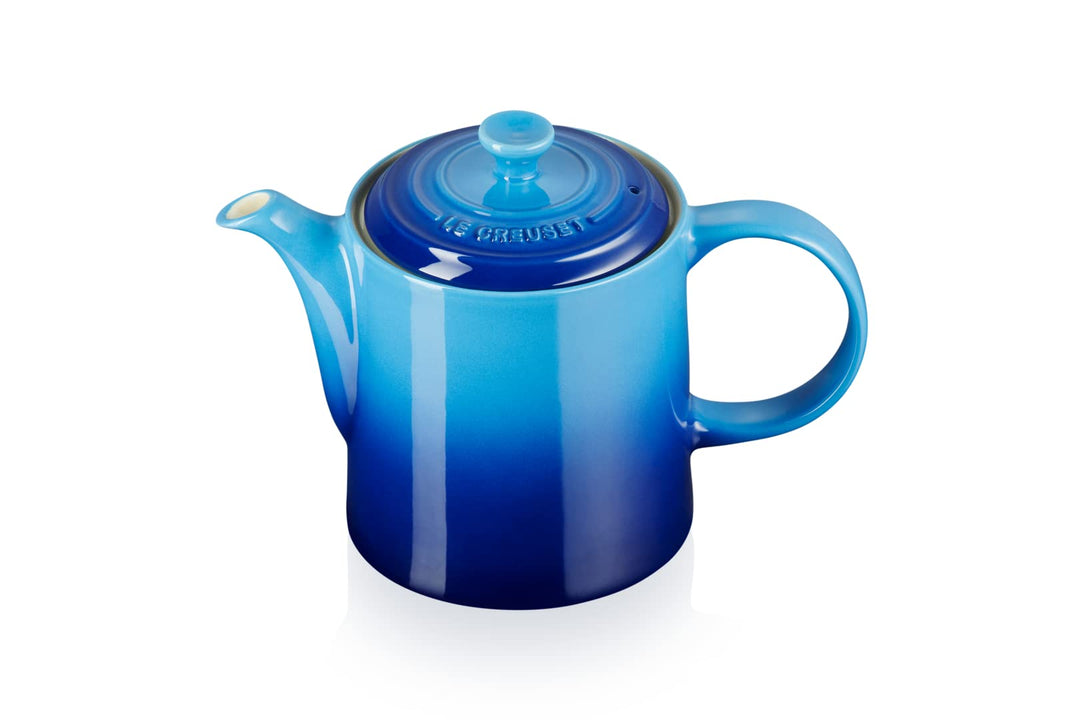 Le Creuset Hohe Kanne aus Steinzeug 1,3 Liter, Steinzeug, Azure, 80703132200003, Azure